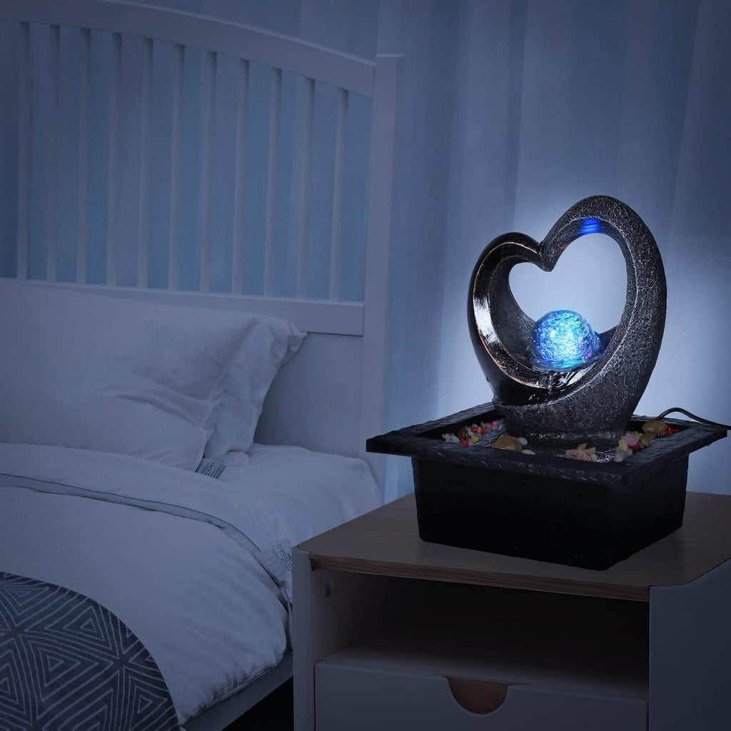 Water Garden Zen Fountain with LED Light E650