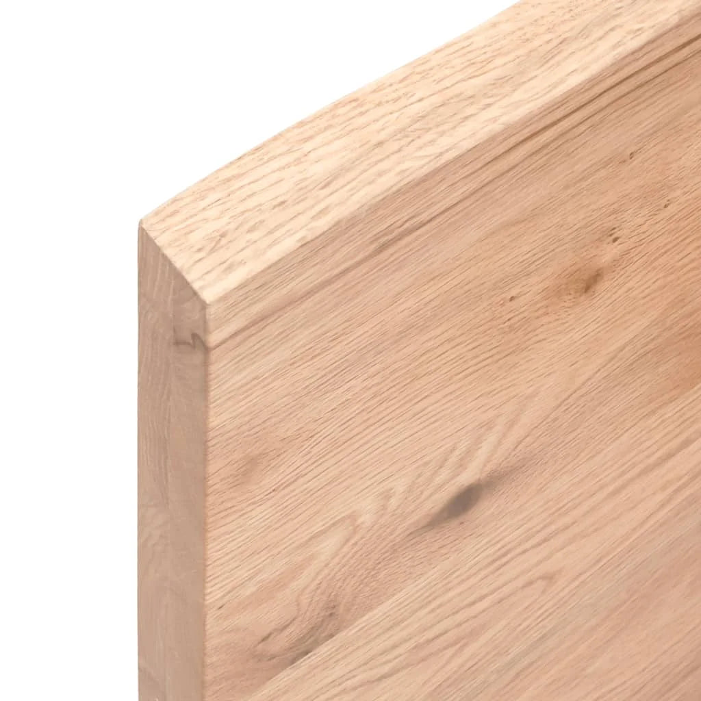 Light Brown Oak Wood Wall Shelf K76679