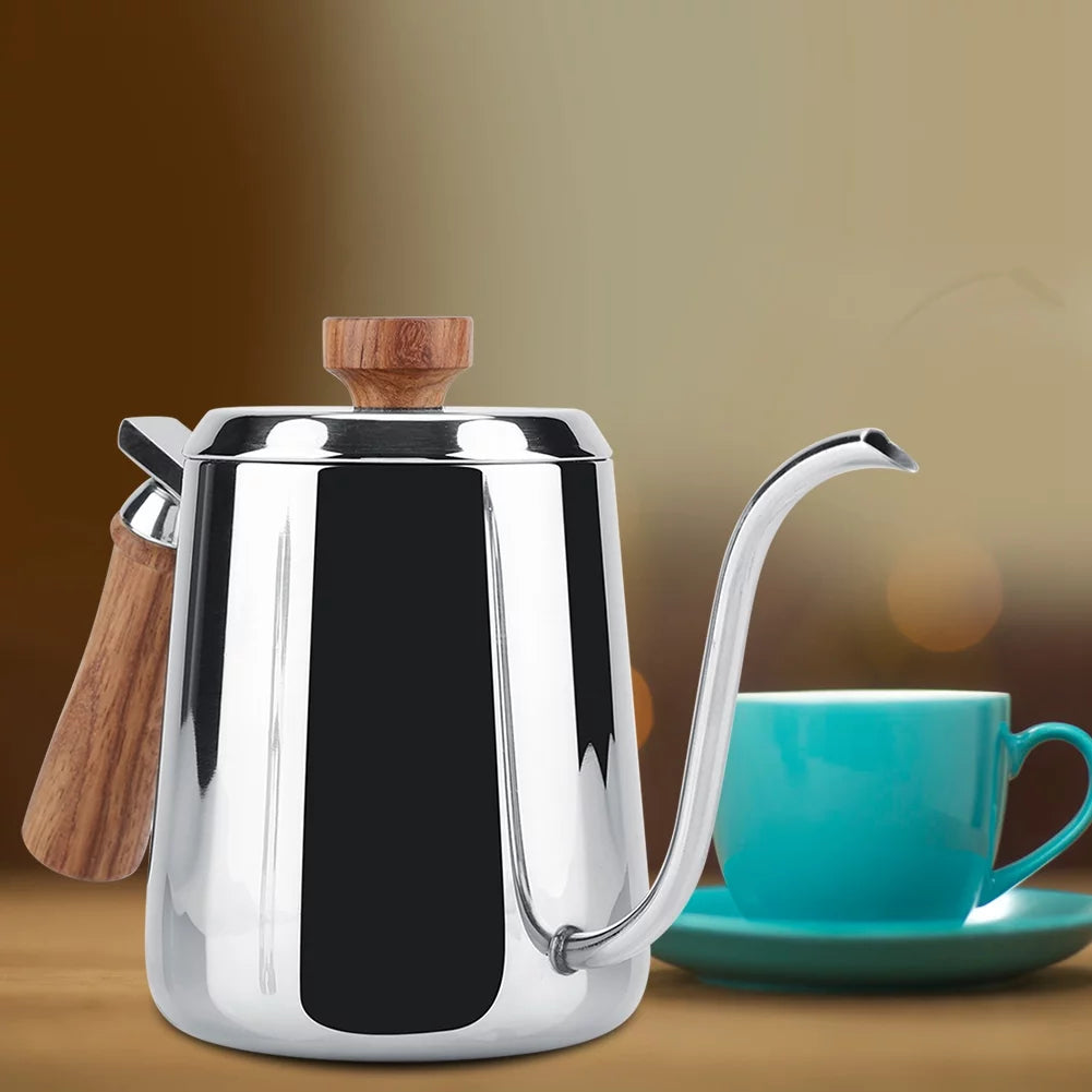 Stainless Steel Coffee Pot with Gooseneck Spout (350ml) J5757