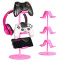 3 Tier Controller Stand with Headphone Holder, Smart Black P52716