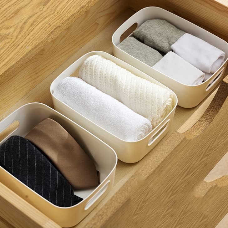 Plastic Storage Baskets with Handle C294
