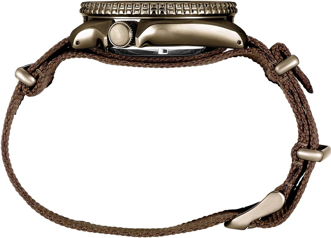 Brown 42.5mm Stainless Steel Men's Watch O98254