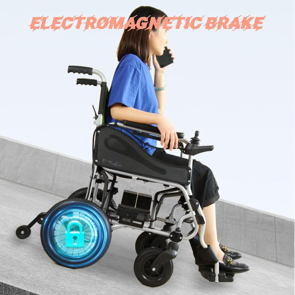 Ultra Lightweight Foldable Electric Wheelchair 30Lbs 5.2AH 2X250w X523581