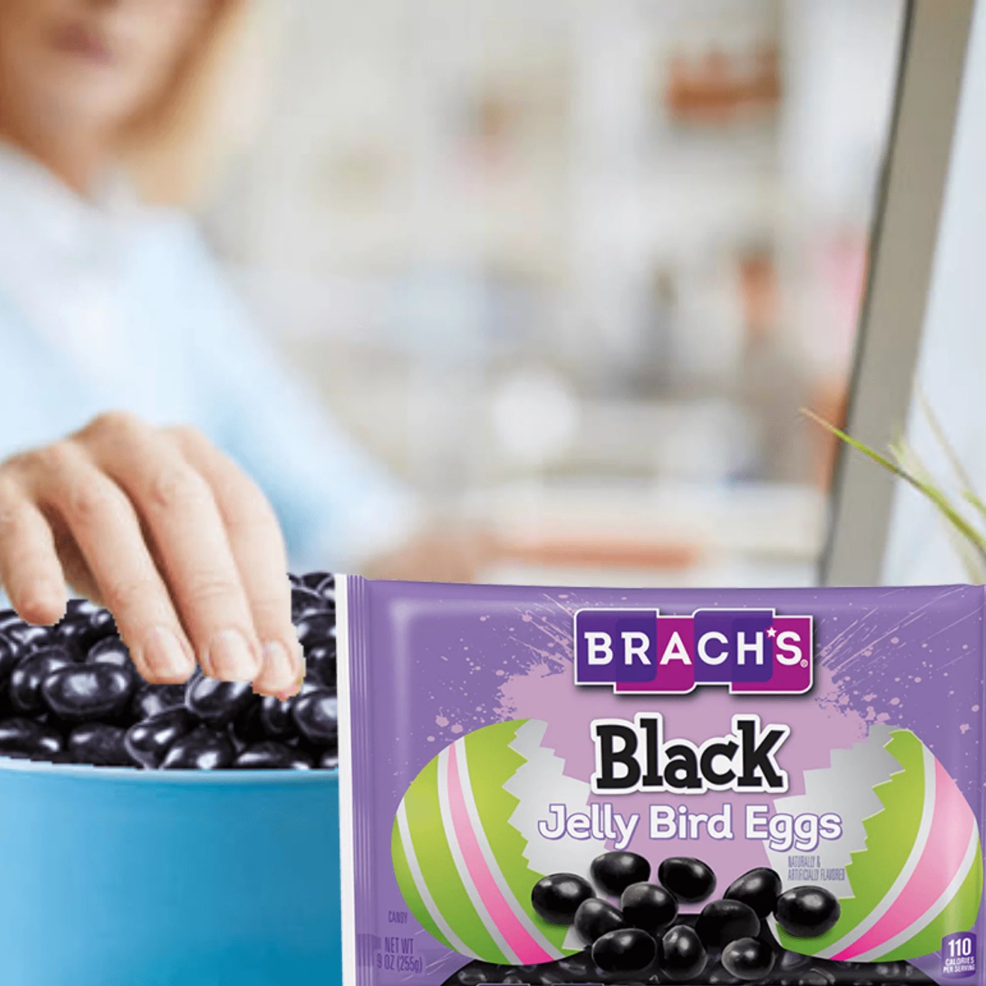 Black Jelly Beans Bundle, Two 9 Oz Bags L49784