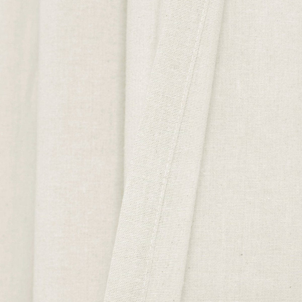 Faux Linen Grommet Window Curtain Panel Set