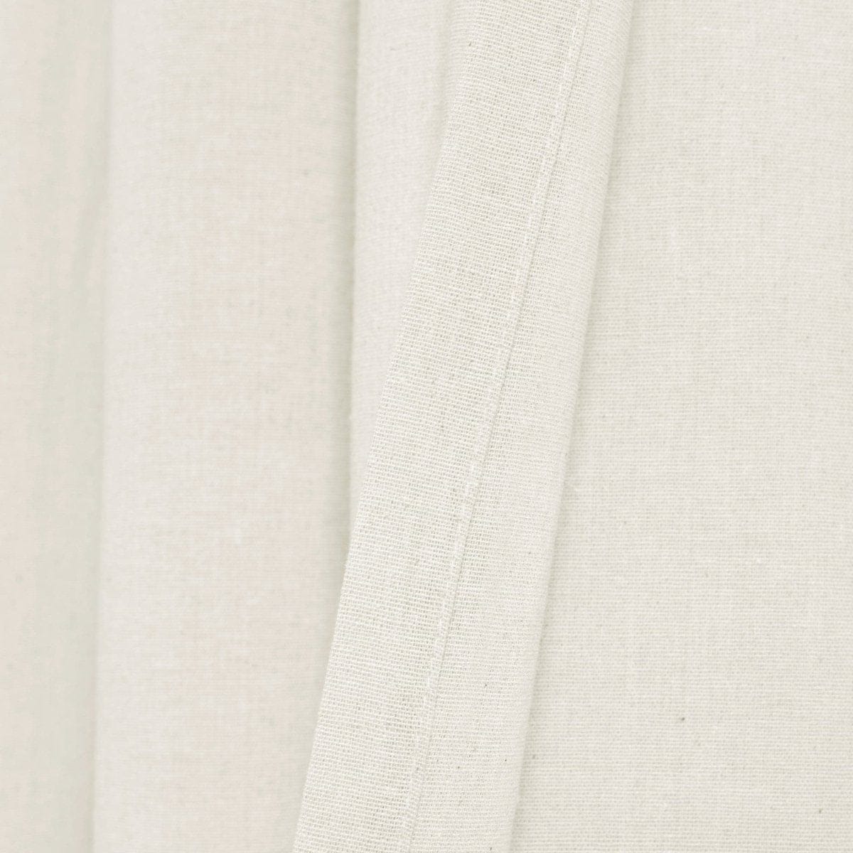 Faux Linen Grommet Window Curtain Panel Set