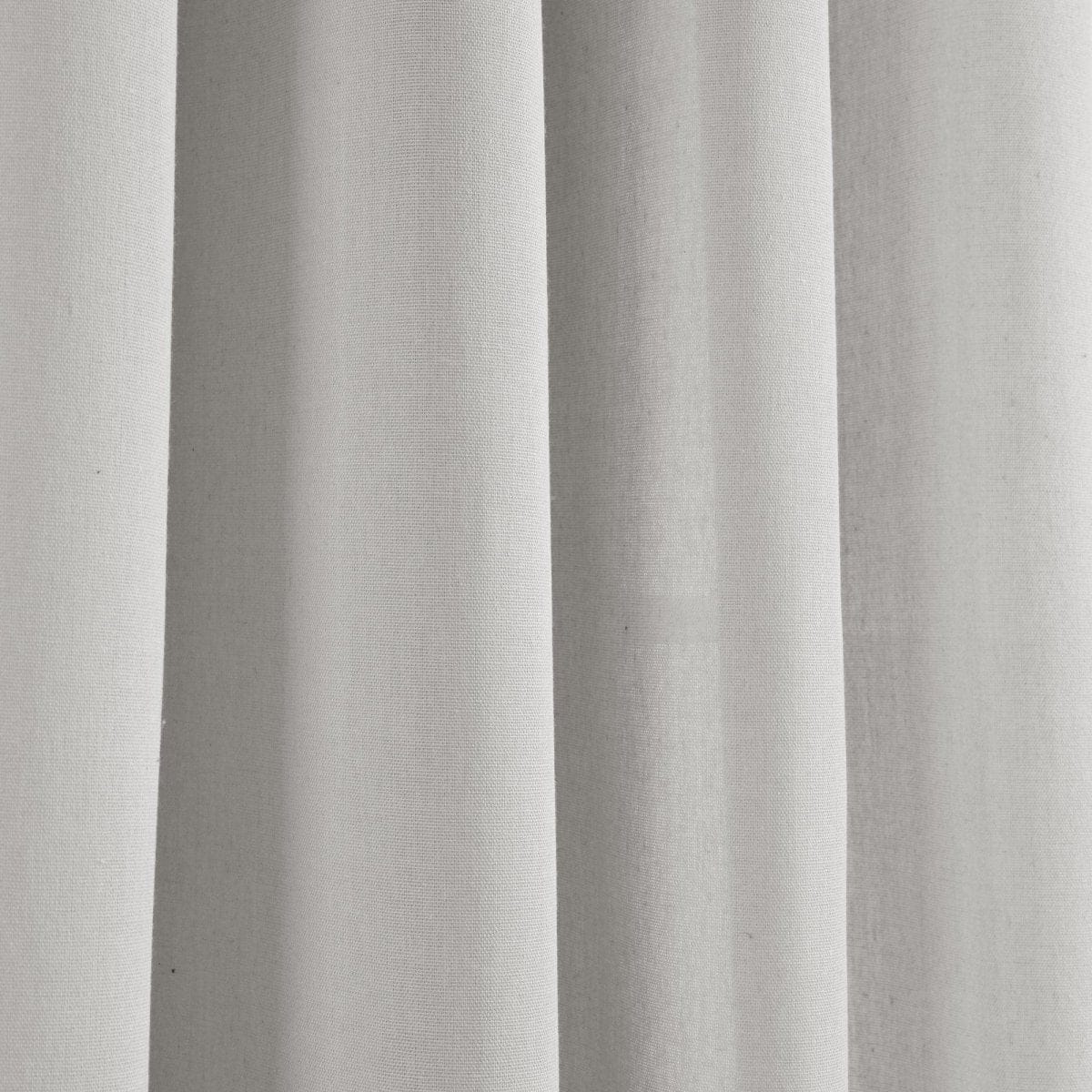 Faux Linen Grommet Window Curtain Panel Set