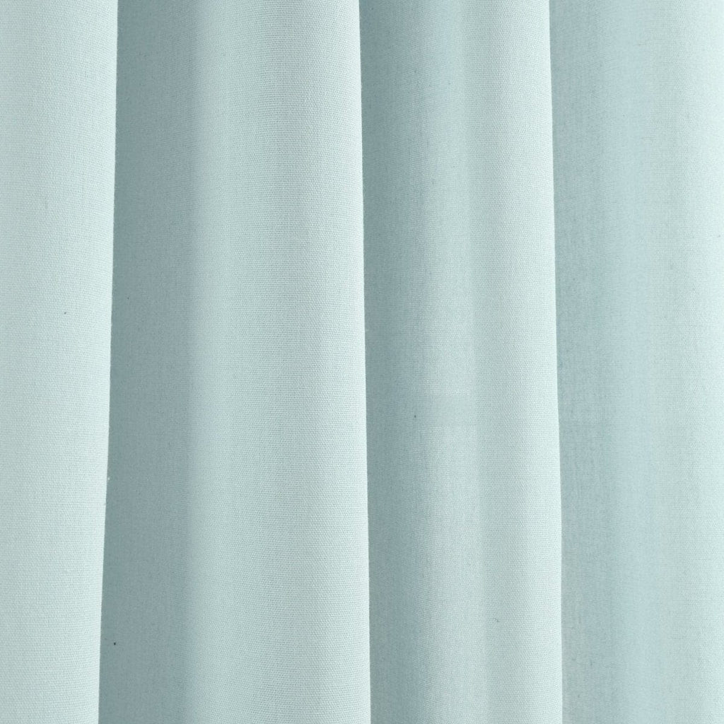 Faux Linen Grommet Window Curtain Panel Set