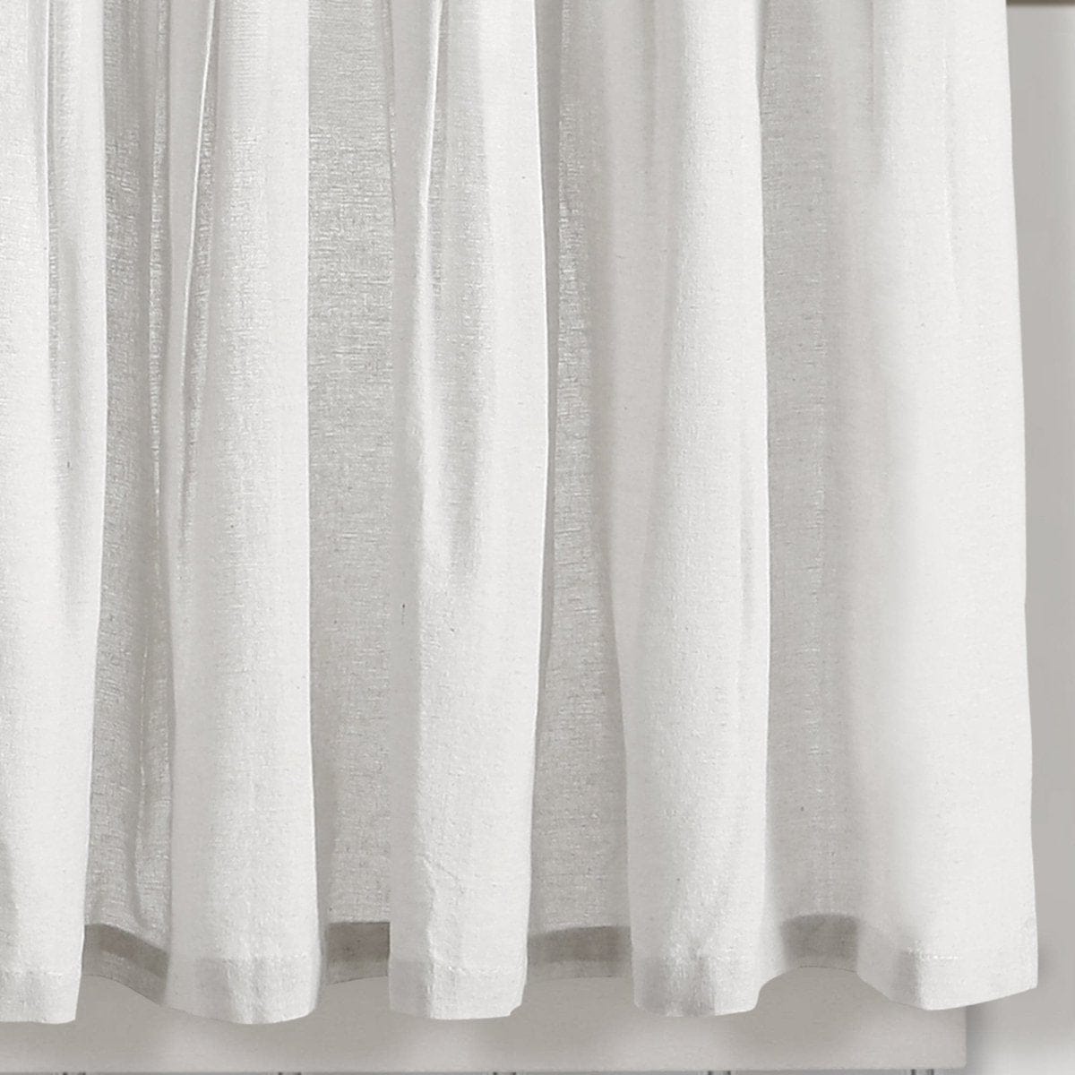 Linen Button Kitchen Window Tiers Set