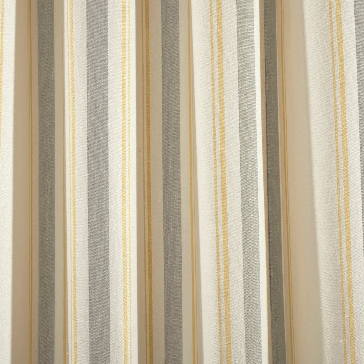 Farmhouse Stripe Yarn Dyed Recycled Cotton Blend Window Curtain Panel Set