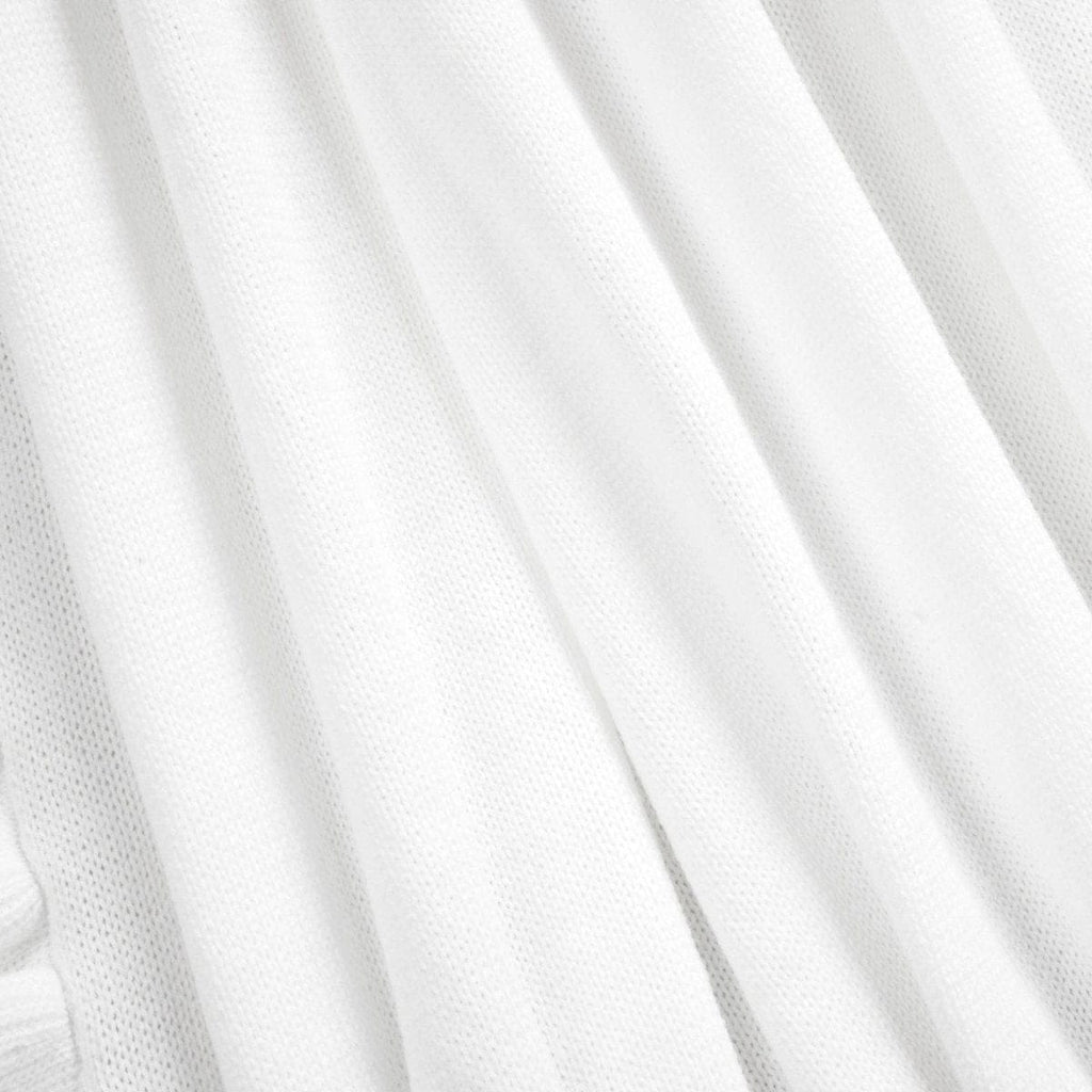 Reyna Soft Knitted Ruffle Throw