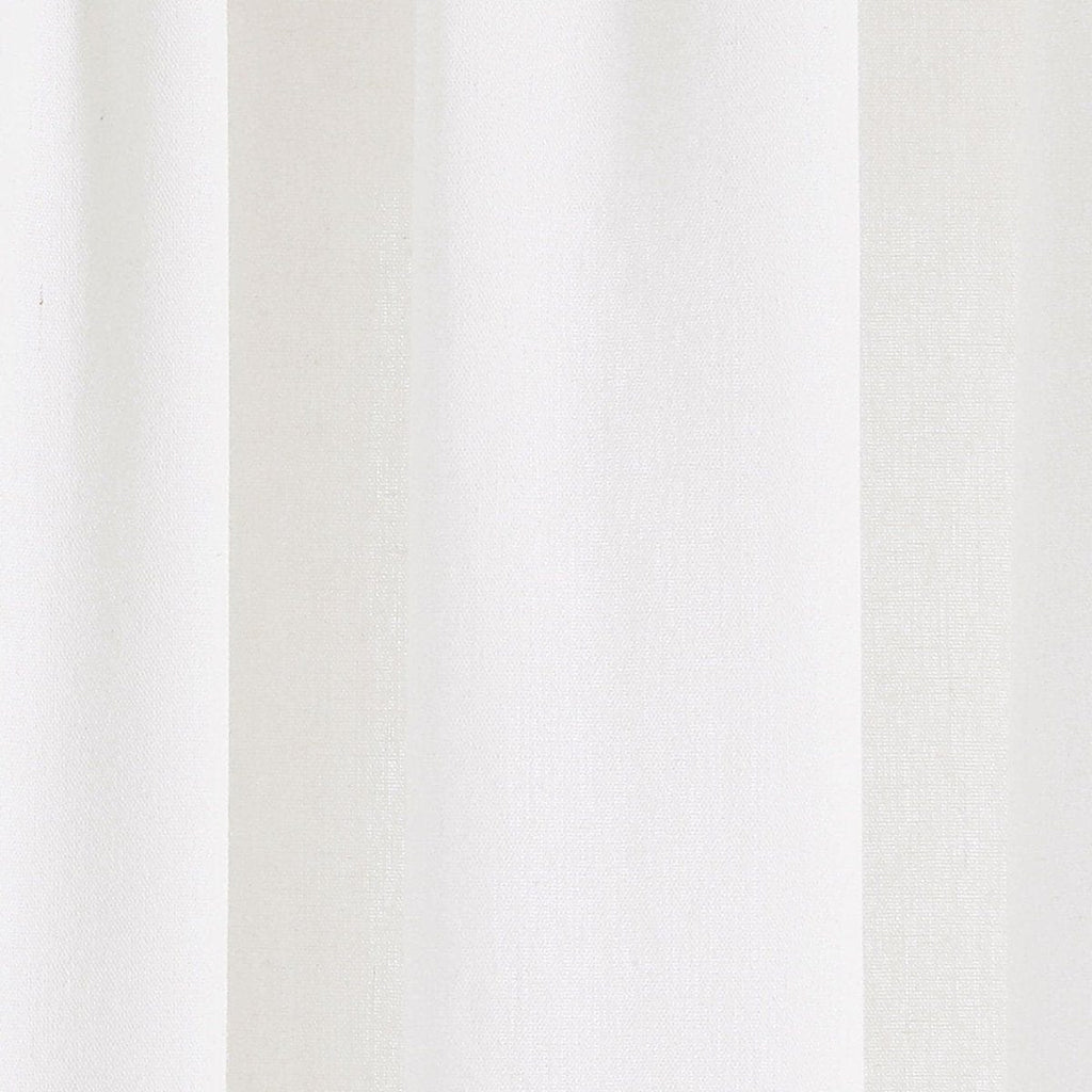 Boho Faux Linen Texture Tassel Window Curtain Panel