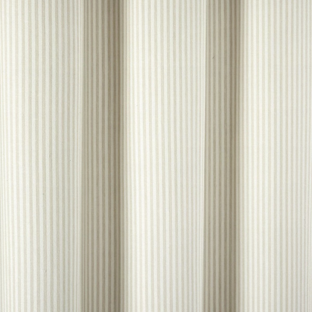 Farmhouse Vintage Stripe Yarn Dyed Recycled Cotton Blend Shower Curtain
