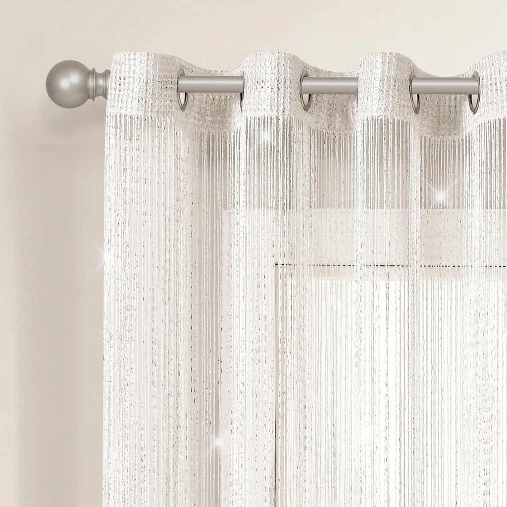 Night Sky String Thread Window Curtain Panel