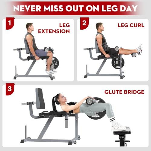 Adjustable Leg Extension and Curl Machine Z724