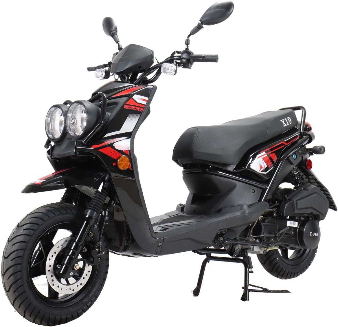 Red 150cc Gas Moped Scooter E255274