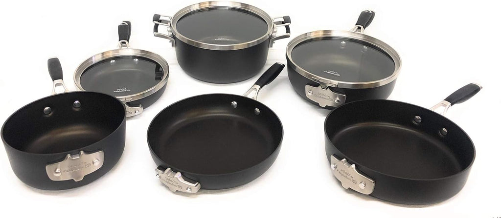 9pc Hard-Anodized Nonstick Cookware Set D994974