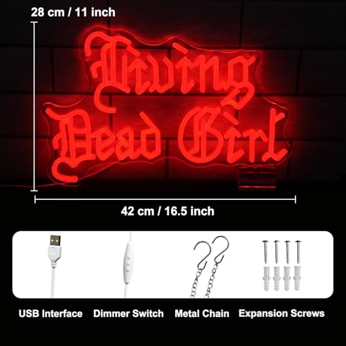 Red Letter LED Neon Sign F454