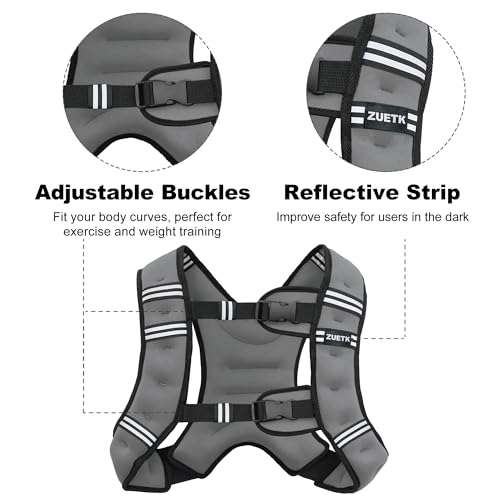 Weighted Vest with Reflective Stripe C97022