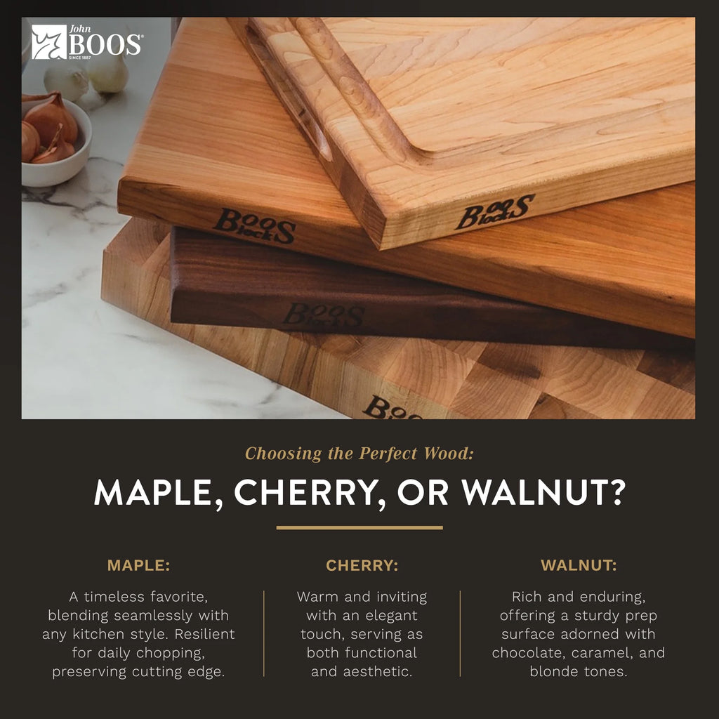 Walnut Wood Round Cutting Board, 18" x 18" x 1.5" T82226