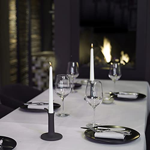Long White Taper Candles, 30 Count, 10-inch Unscented Candlesticks M628