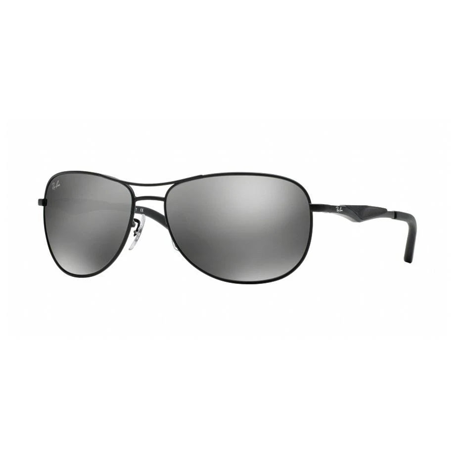 Matte Black Metal Sunglasses Y782