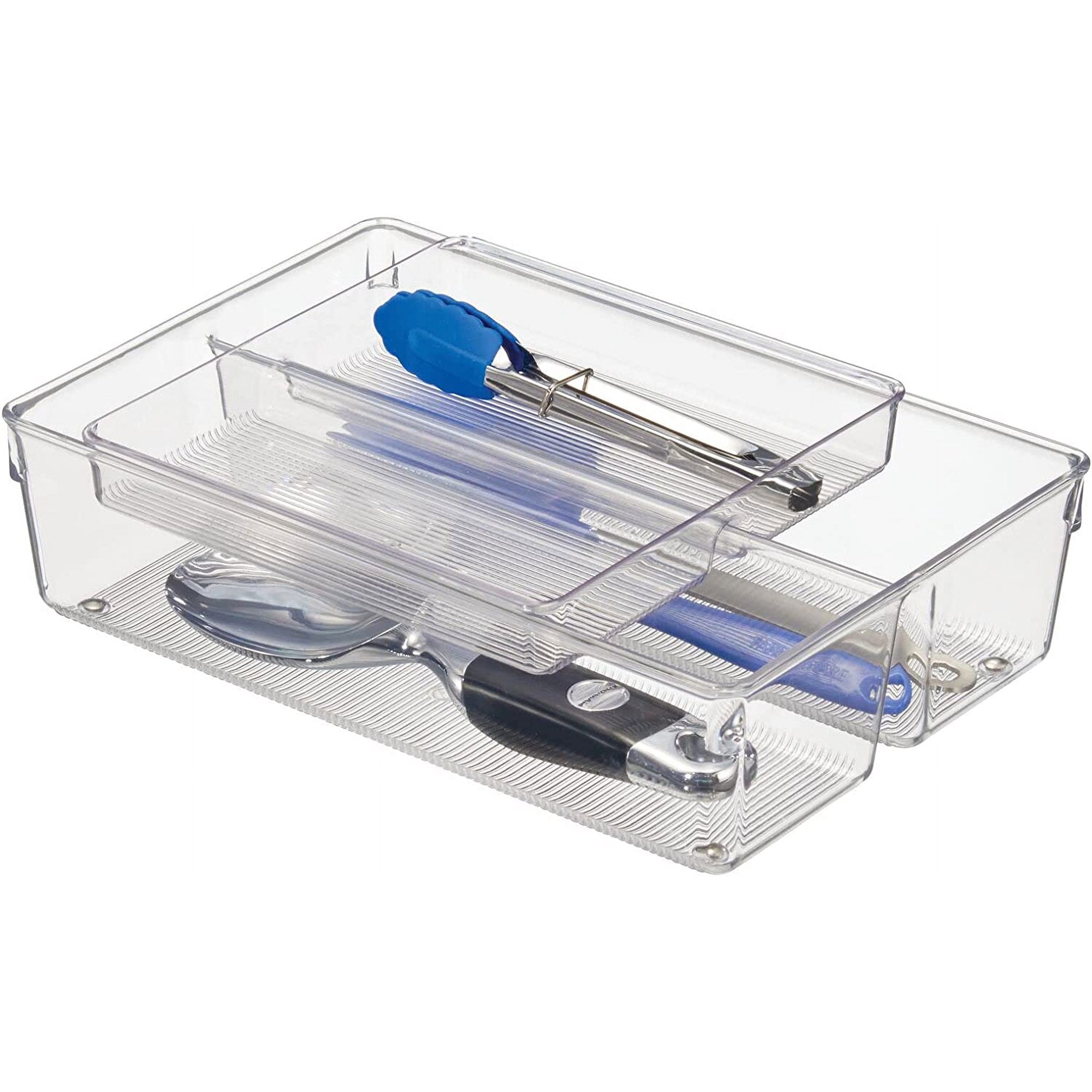 Plastic 2-Tier Stackable Drawer Organizer L381153