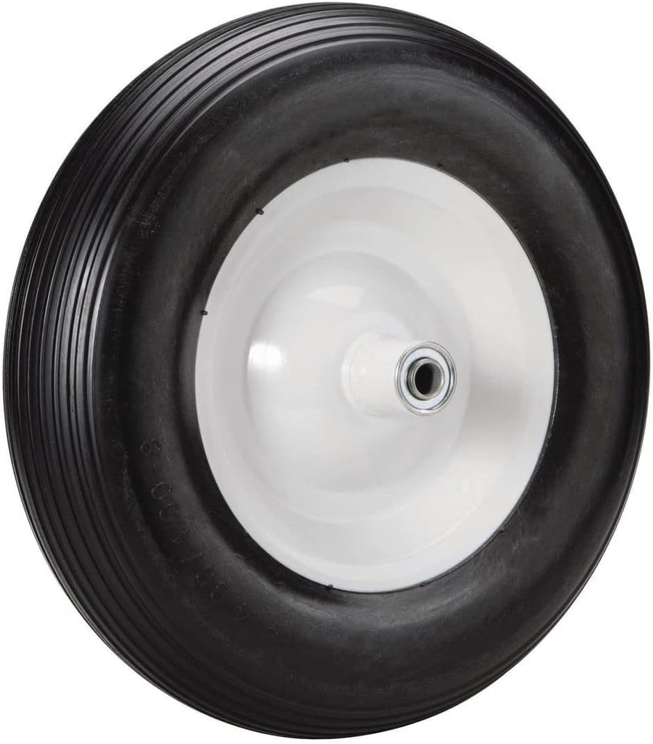 Ribbed Tread Black Wheelbarrow H7442