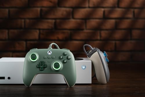 Dark Green Wired Controller with Hall Effect Joysticks for Xbox Series X|S, Xbox One, Windows B766
