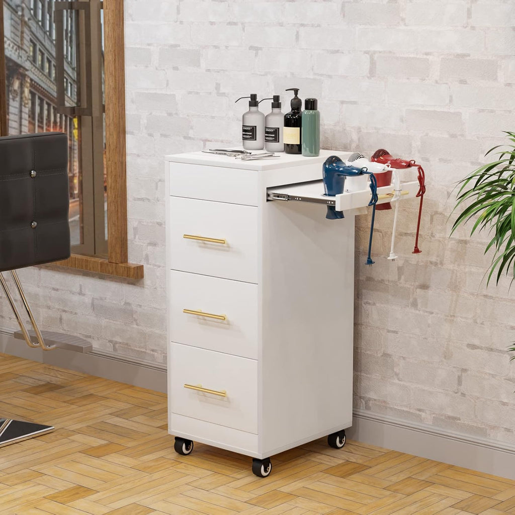 Wood Salon Trolley Cart with Wheels Z51267
