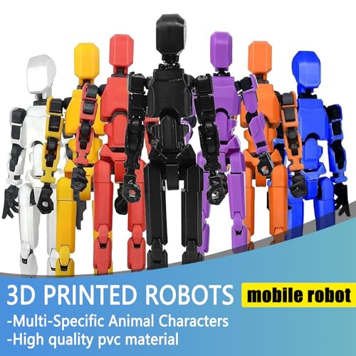 9 pcs 3D Printed Action Figure X41104