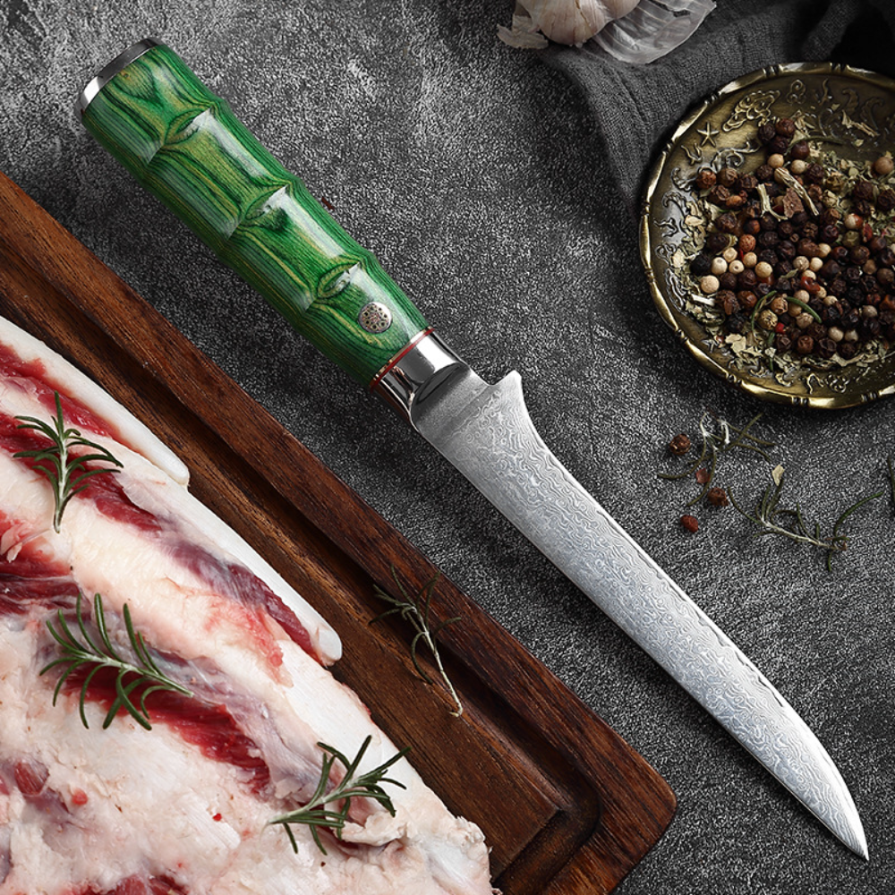 5.5-inch Damascus Steel Boning and Fillet Knife V102