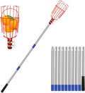 13 FT Adjustable Lightweight Fruit Picker Pole with Basket Z9134