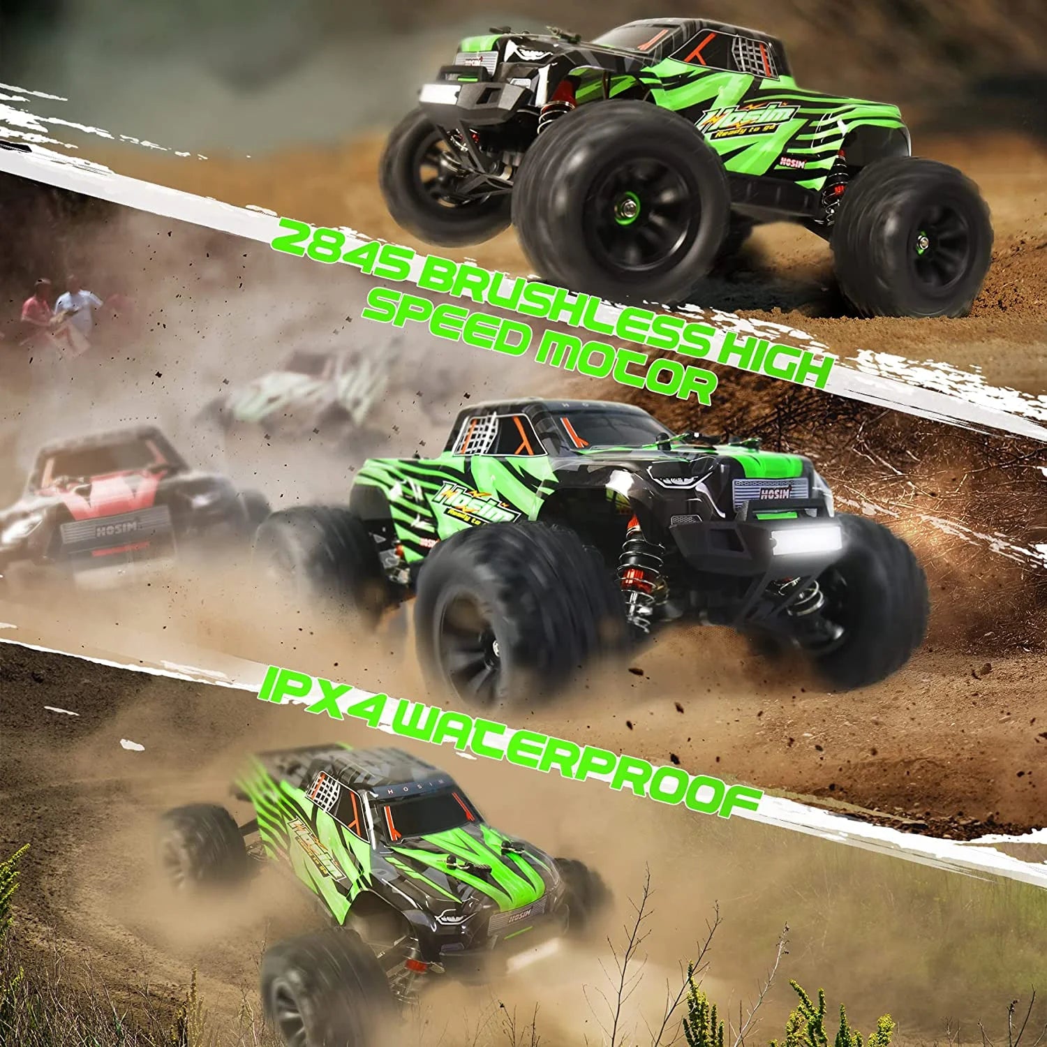 Brushless RC Car 1:16 4WD Off-Road Remote Control Truck T5373