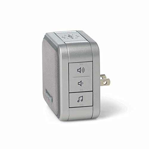 Gray Wireless Doorbell with Push Button I2640