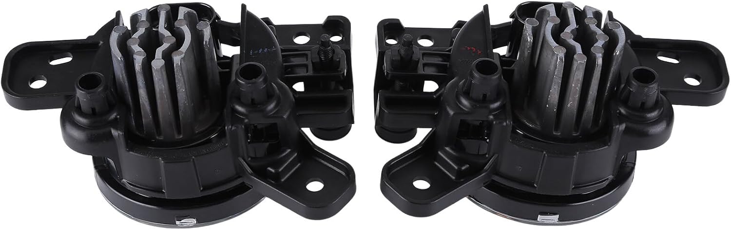 Pair Front Bumper LED Fog Light with Fog Light Cover and Wire Harness Compatible with 2023 2024 Chevy Colorado Fog Lamp Driving Fog Light Lamp (Clear Lens) with Fog Light Bezel, Switch, Wires B628