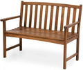 Natural Eucalyptus Wood Bench K601