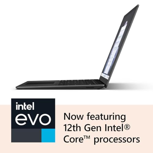 13.5" Touchscreen Laptop with 12th Gen Intel i5, 8GB RAM, 256GB SSD, Windows 11 Pro Black R19507