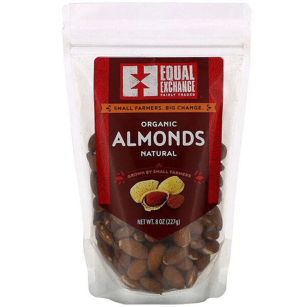 Organic Natural Almonds 8 oz Pack of 2 Z5869