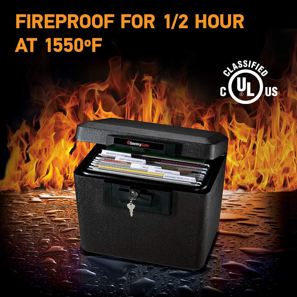 Fireproof and Waterproof Document Safes with Key Lock Y16229