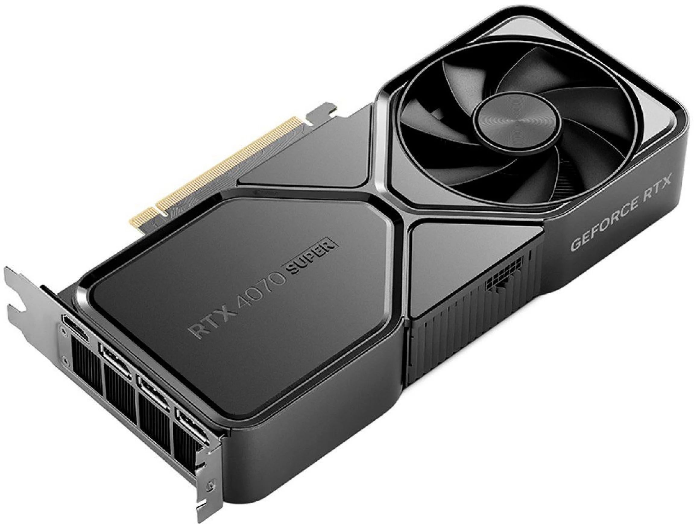 GeForce RTX 4070 SUPER 12GB GDDR6X Graphics Card Titanium/Black P556044