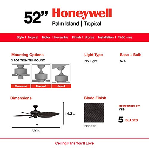 52 Inch White Ceiling Fan with Light X3161