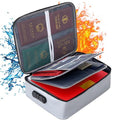 Black Fireproof Waterproof Document Bag with Lock X962
