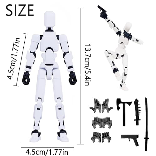 9 pcs 3D Printed Action Figure X41104