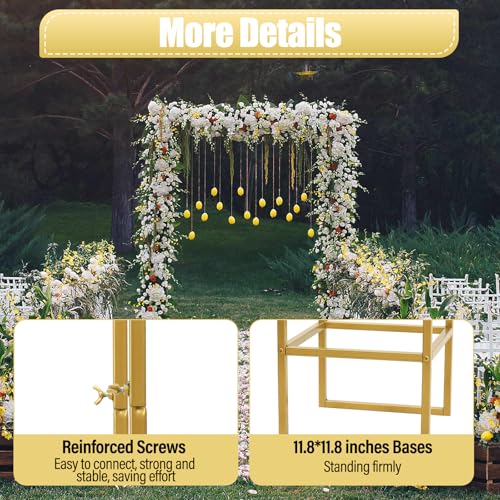 Gold Metal Balloon Arch Stand N216621