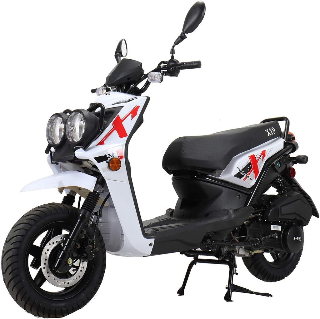 Red 150cc Gas Moped Scooter E255274