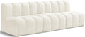 Cream Velvet Sofa G4791