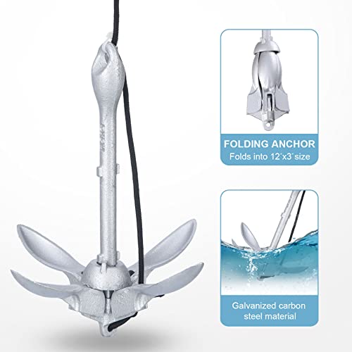 3.5 lbs Foldable Grapnel Kayak Anchor I277075