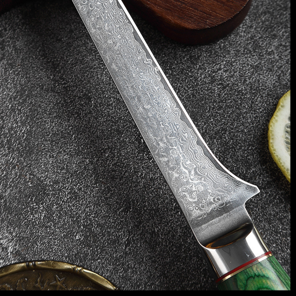 5.5-inch Damascus Steel Boning and Fillet Knife V102