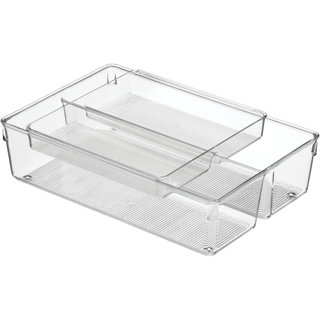 Plastic 2-Tier Stackable Drawer Organizer L381153
